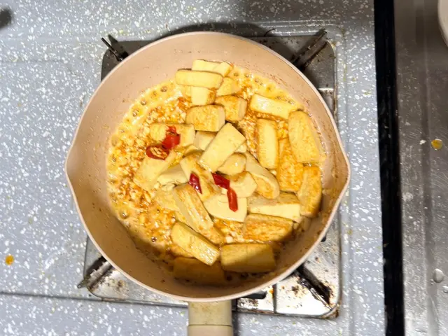 金沙豆腐 — $<T k="steps" /> 5
