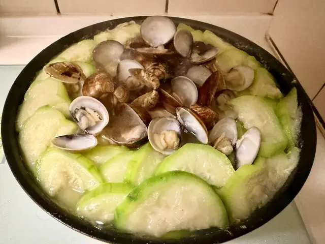 千層豆皮蛤蜊絲瓜