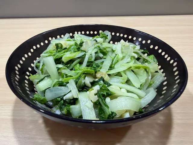 蒜炒小白菜